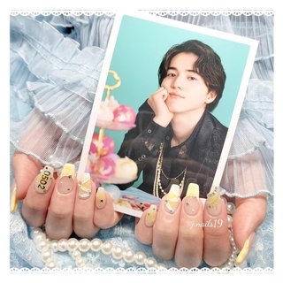 . 🎀美少年/岩崎大昇ネイル🎀
.
.
.
ご指名ありがとうございます♡
#jnails19_design
.
.
.

♡ご予約/オーダーは
DM/LINEにて受付中♡

=====================================
✾各アカウントのご紹介✾

【キャラネイル】
➡@j.nails19

【キャラ無しネイル】
➡@j.nails19_2nd

【ネイルチップオーダー】
➡@niconail.19
.
･*:｡✡*:ﾟ...東京/tokyo/代々木/新宿
詳細はDMへ
.
.
.
.
.

 ====================================
#ジェルネイル#ネイルチップ販売 #3Dネイル #痛ネイル#キャラネイル#手書きネイル #ジャニーズネイル#ジャニヲタネイル#キャラクターネイル#東京ネイルサロン#メンカラネイル#ジャニオタ#新宿ネイルサロン
#わーーーージャニオタさんと繋がるお時間がまいりましたいっぱい繋がりましょ 
#美少年#美少年ネイル#美少年担さんと繋がりたい #岩崎大昇ネイル#金指一世ネイル#那須雄登ネイル#藤井直樹ネイル#浮所飛貴ネイル#佐藤龍我ネイル#岩崎大昇#イエローネイル#黄色ネイル#チェックネイル#ギンガムチェックネイル#チークネイル #オールシーズン #ライブ #女子会 #推し活 #ハンド #痛ネイル #チーク #ワンホン #韓国 #イエロー #パステル #ジェルネイル #お客様 #j.nails19 #ネイルブック