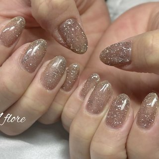 オールシーズン/ブラウン/フラッシュネイルのネイルデザイン｜ネイルブック 