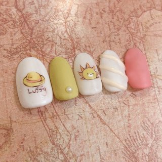 イエロー/ネイルチップ/#推しネイルのネイルデザイン｜ネイルブック 