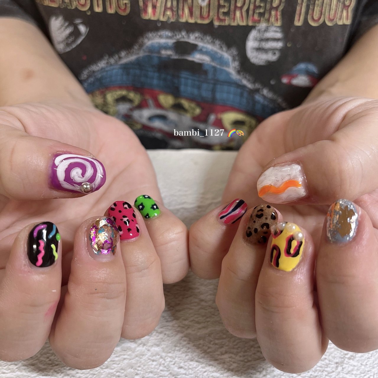 オールシーズン/ライブ/デート/女子会/ハンド - bambi_1127のネイル