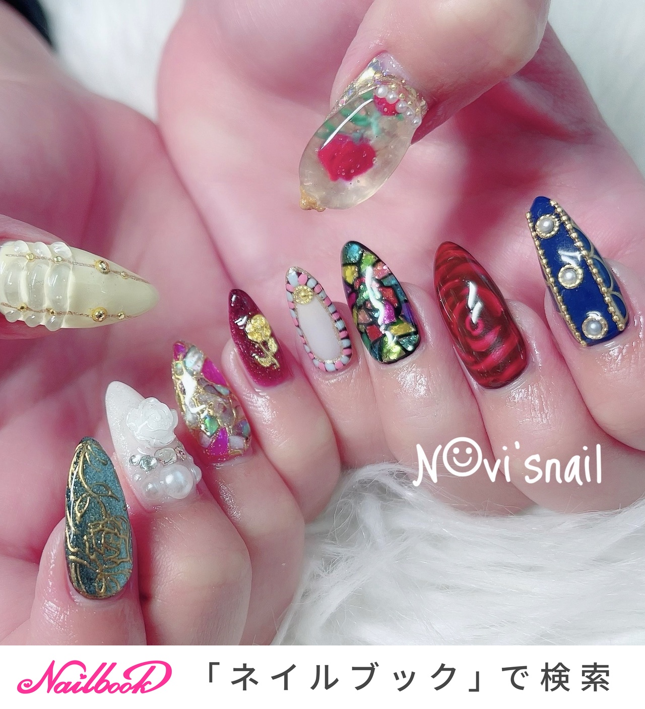 N‪‪☺︎‬vi's nailのネイルデザイン[No.9038547]｜ネイルブック‬
