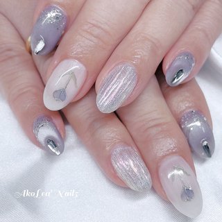 チューリップのネイルデザイン｜ネイルブック 