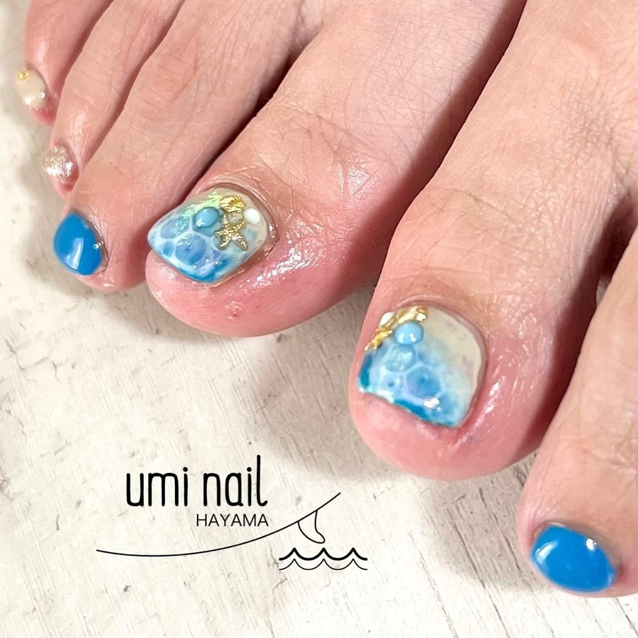 フット】ブルーシェル フットネイルチップ 【公式通販】