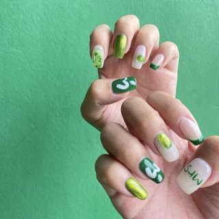 ネイルパーツ　ミセスグリーンアップル Mika | Mrs. GREEN APPLE⁡🍏 ⁡⁡⁡⁡ ⁡テンション上がるイベント