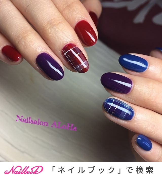 秋 冬 ハロウィン クリスマス ハンド Nailsalonalohaのネイルデザイン No 2494271 ネイルブック