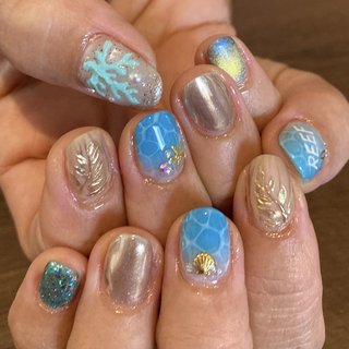 サンゴのネイルデザイン｜ネイルブック
