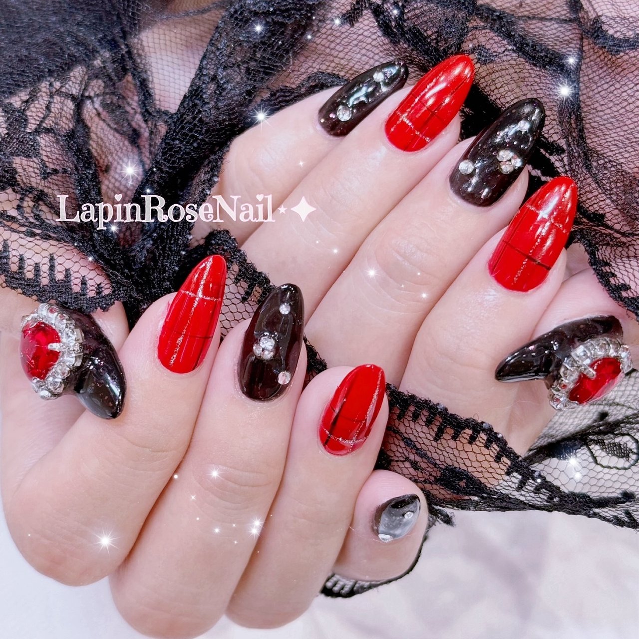 秋/推し活/シンプル/チェック/ワンホン - ▷◁*.゜𝐍𝐚𝐡𝐨 ♡のネイル  