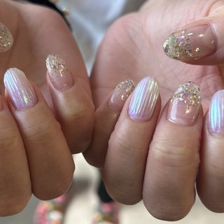 2024年】新着順｜オーロラ/ぷっくり/バカラネイルのネイルデザイン  