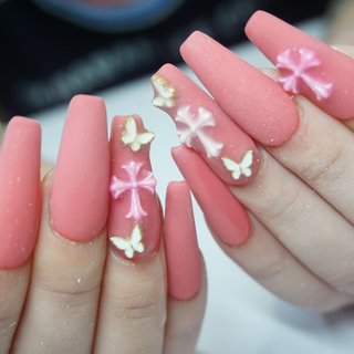 ゴールド ラメ クロムハーツネイル 10個 ネイルパーツ クロムパーツセット ブロンズゴールドの通販 by