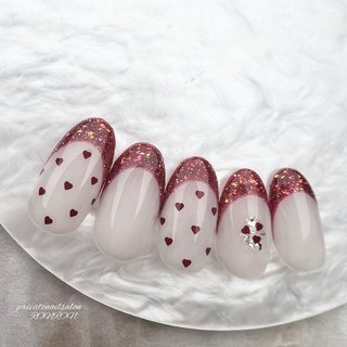 2025年】新着順｜ボルドー/#フラッシュフレンチのネイルデザイン