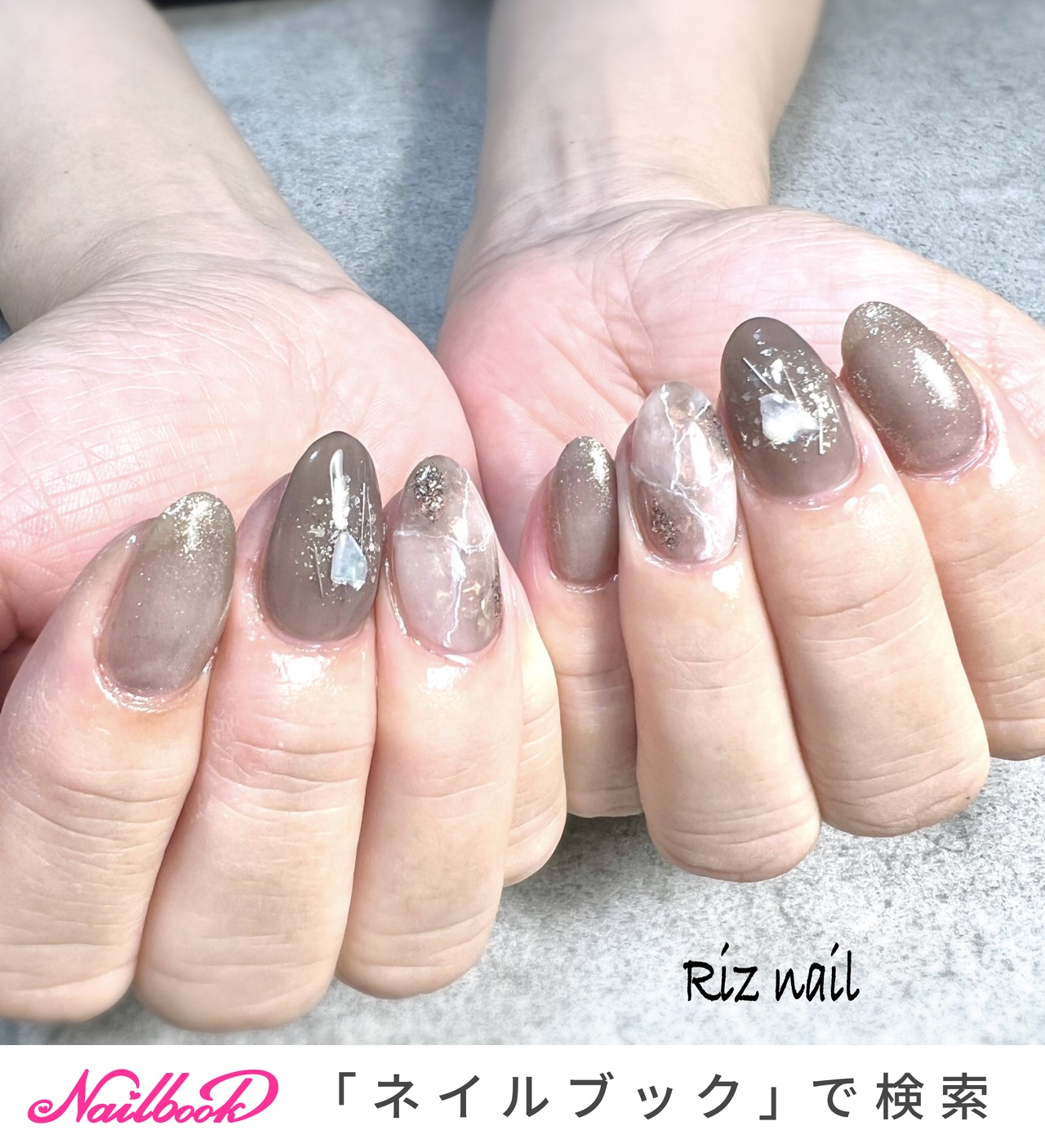 人気順｜大理石/#ホットペッパービューティｰのネイルデザイン｜ネイル 