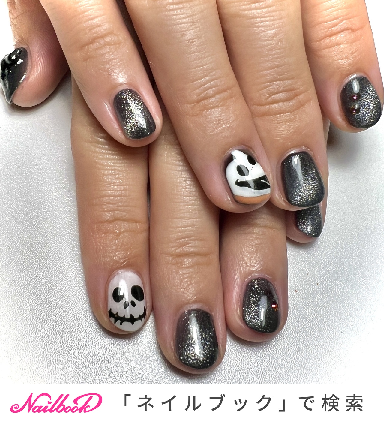 yun 美品⭐︎mogahna ネイルアート用品 シルバー 1280_lc