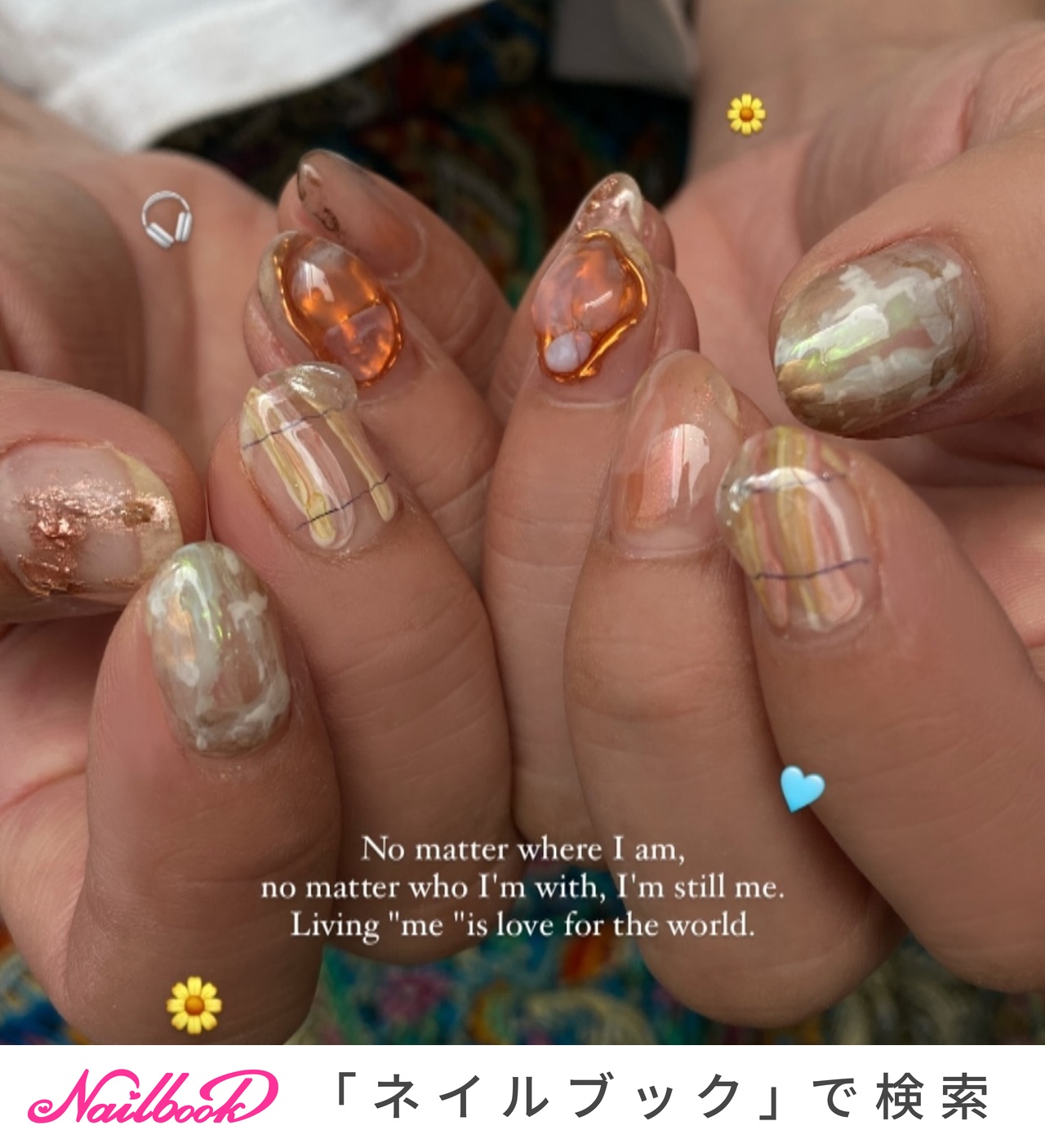 個性派ネイル(個性派)/韓国ネイルのネイルデザイン｜ネイルブック 