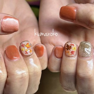 ┈┈┈┈┈┈┈┈┈┈ #kumanoko #kumanokonail 
 #可児市ネイル #可児市ネイルサロン 
#多治見ネイル #美濃加茂ネイル #自宅ネイル #パラジェルネイル #パラジェル #パラジェル登録サロン #プリジェル #自爪を削らないジェル #nail #ジェルネイル #ネイル #プライベートネイルサロン#秋ネイル #秋 #押し花ネイル #秋ネイル2024 #マグネットネイル #フラッシュネイル 
┈┈┈┈┈┈┈┈┈┈ #秋 #ハンド #マグネット #押し花 #ショート #スクエア #ホワイト #オレンジ #シルバー #ジェルネイル #お客様 #ayana #ネイルブック