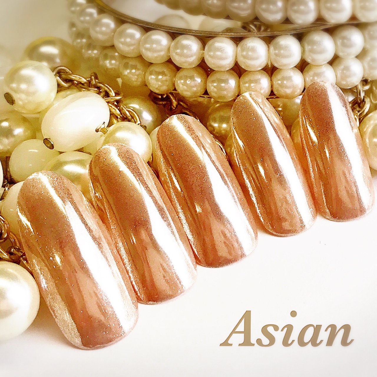 秋 オールシーズン パーティー ハンド シンプル アジアンネイルのネイルデザイン No ネイルブック