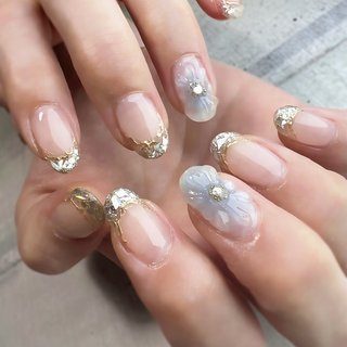 2024年】新着順｜ぷっくりネイル(ぷっくり)/ガラスフレンチのネイル  