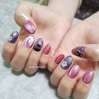 蓄光ネイルパーツのネイルデザイン｜ネイルブック