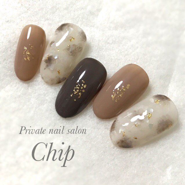 秋 冬 デート 女子会 ハンド Nailsalon Chipのネイルデザイン No ネイルブック