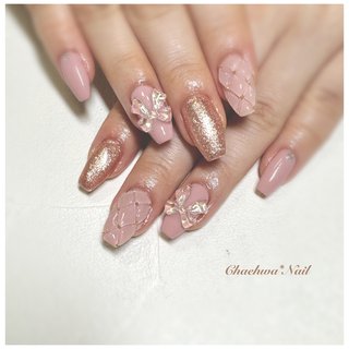 3D/キルティングのネイルデザイン｜ネイルブック 