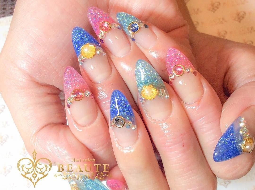 夏 秋 リゾート デート ハンド Nailsalonbeauteのネイルデザイン No 2509019 ネイルブック