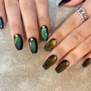#nail #ネイル #ネイルアート #ジェル #ジェルネイル
#秋 #秋冬 #秋ネイル #秋冬ネイル
#シンプル #個性派 #個性的
#マグネット #黄色 #緑
#福岡 #北九州 #八幡東区
#福岡ネイル #北九州ネイル #八幡東区ネイル #秋 #冬 #パーティー #推し活 #ハンド #シンプル #ワンカラー #マグネット #ミディアム #スクエア #イエロー #グリーン #ブラック #ジェルネイル #お客様 #yuka.nail(ユカネイル) #ネイルブック