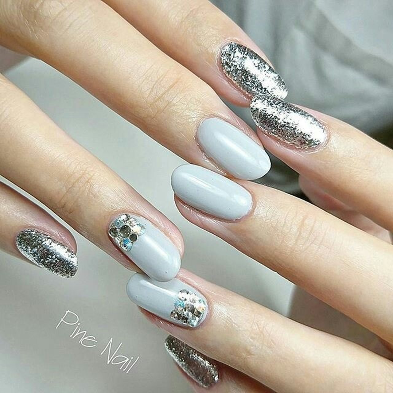 オールシーズン オフィス パーティー ハンド シンプル Pinenailのネイルデザイン No ネイルブック