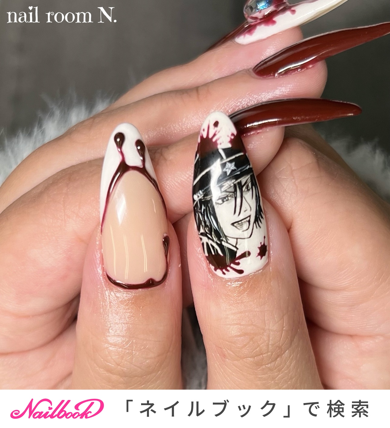 痛ネイル ライチ光クラブ 雷蔵 人気順｜#ライチ光クラブのネイルデザイン｜ネイルブック