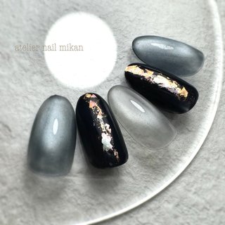 ホログラム/ニュアンス/ブルーのネイルデザイン｜ネイルブック 