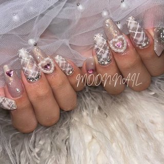 チェック/#白ネイルのネイルデザイン｜ネイルブック 