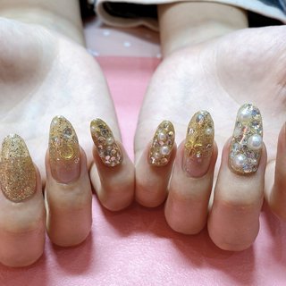 パーツネイルのネイルデザイン｜ネイルブック 