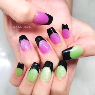 ネイル ネイルチップオーダー フレンチ マグネット グラデーション ちゅるん マグネットフレンチ - ネイルチップの人気通販 | minne byGMO