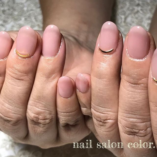 オールシーズン オフィス ハンド ワンカラー ミディアム Nail Salon Color のネイルデザイン No ネイルブック