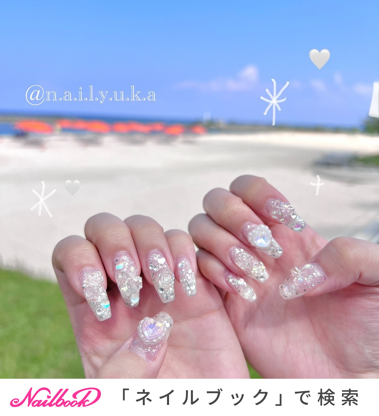 ホログラム/ラメ/オーロラ/ワンホン/韓国 - nail yukaのネイルデザイン