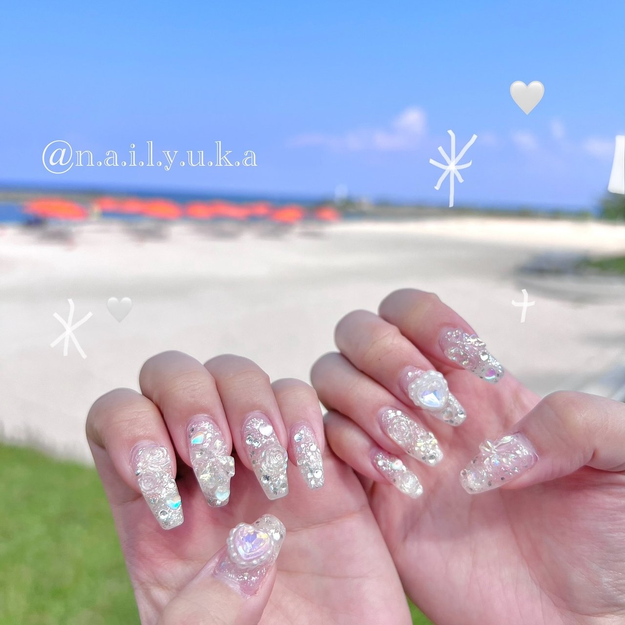 ホログラム/ラメ/オーロラ/ワンホン/韓国 - nail yukaのネイルデザイン