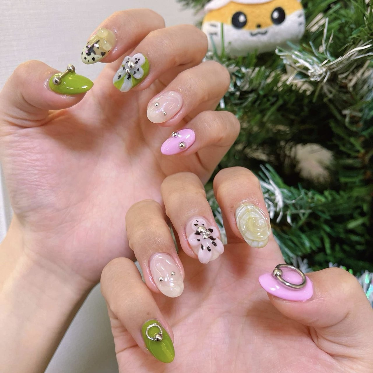 冬/オールシーズン/ハロウィン/クリスマス/ハンド - Momoa nail salon 