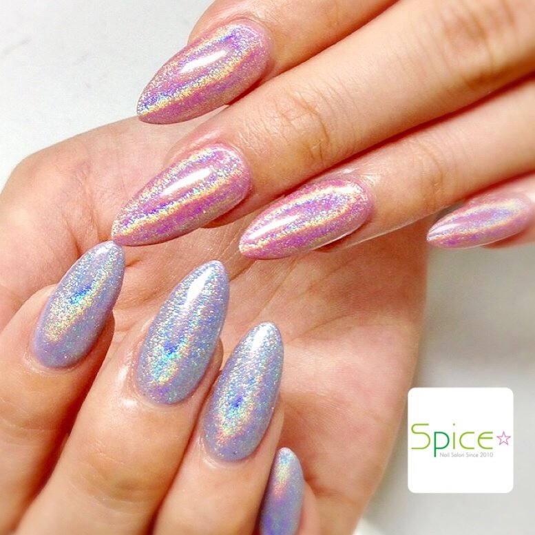 ハンド シンプル ラメ ワンカラー ユニコーン Nailsalon Spice のネイルデザイン No ネイルブック