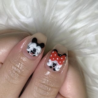 ミニーネイルのネイルデザイン｜ネイルブック 