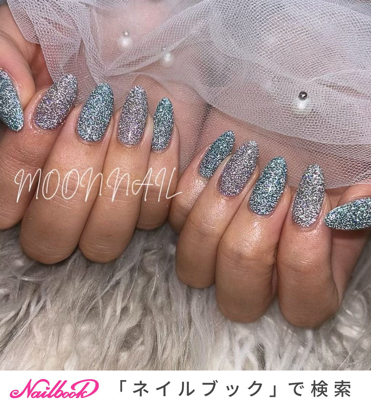 ブルー(青)/ワンホンネイルのネイルデザイン｜ネイルブック 