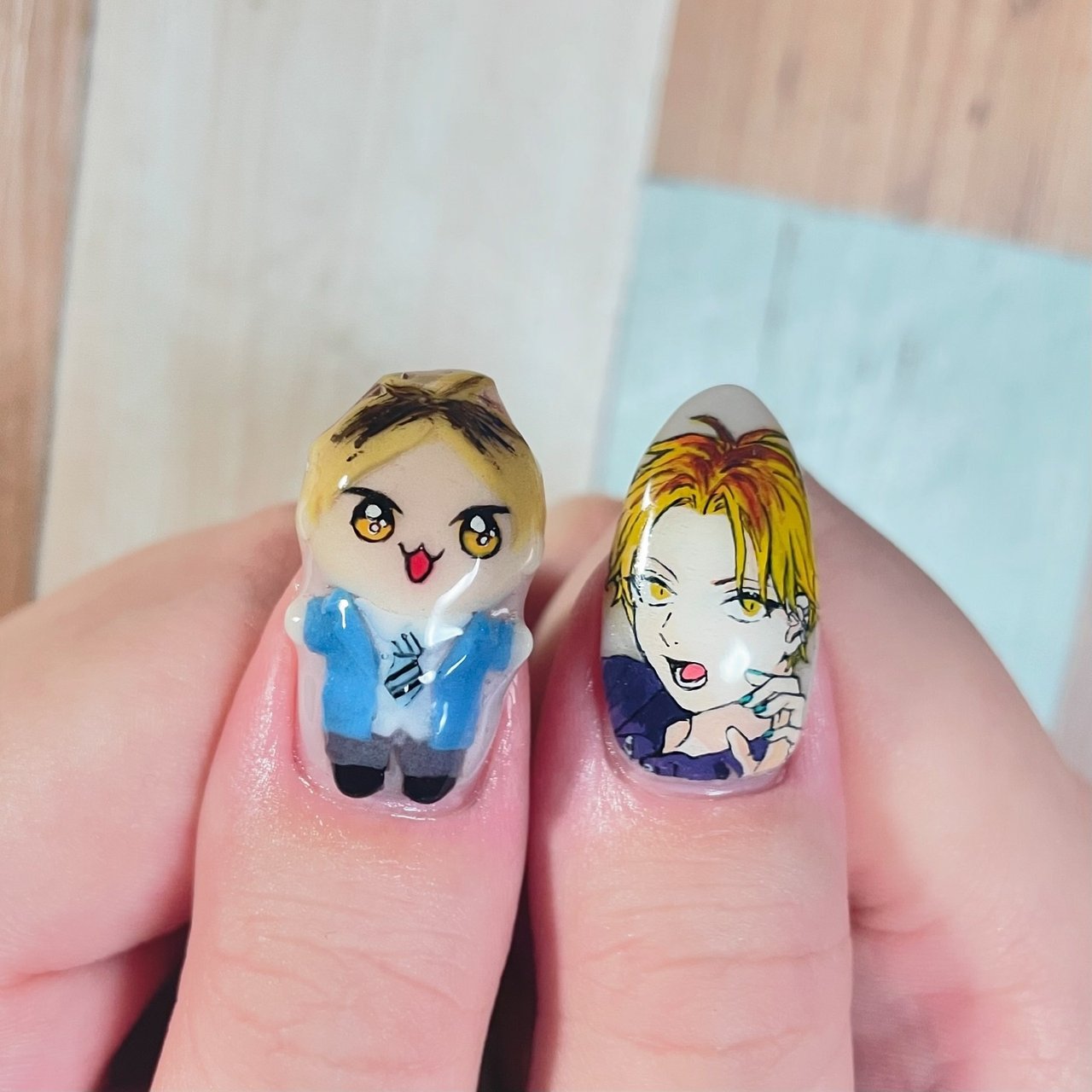 推し活/ハンド/ラメ/3D/ロング - daisyのネイルデザイン[No.9115939