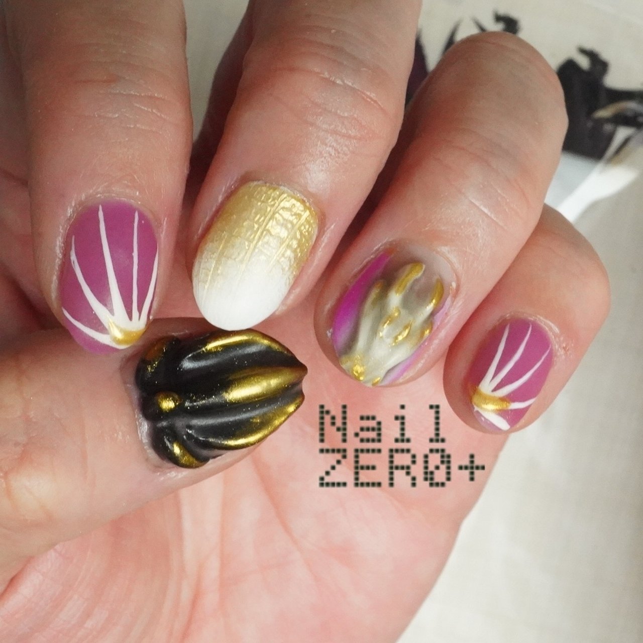 オールシーズン/ハンド/3D/個性派/ロング - 塩見隼人 [池袋]ネイルゼロ