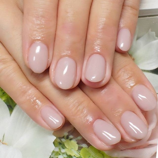 オールシーズン オフィス ハンド シンプル ワンカラー Whitecat Nailのネイルデザイン No ネイルブック