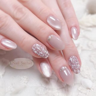 冬/ブライダル/ニュアンスのネイルデザイン｜ネイルブック 