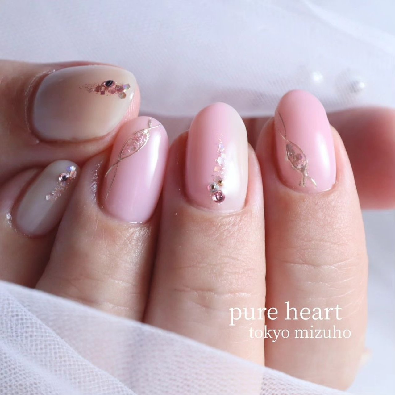 手が綺麗に見えるネイル/秋/冬/オフィス/シンプル - ネイルサロン