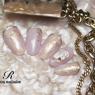 シェル/オーロラのネイルデザイン｜ネイルブック 