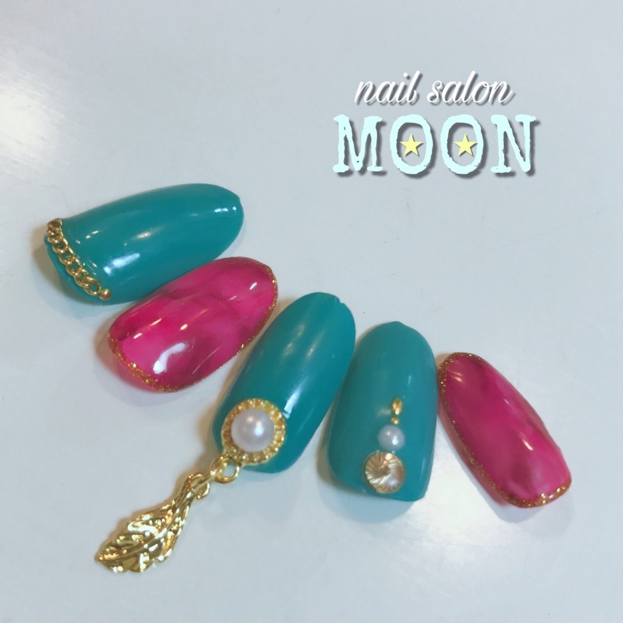 夏 秋 リゾート パーティー ハンド Nail Salon M Nのネイルデザイン No ネイルブック