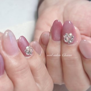 No.332　ネイルチップ　ジェルネイル　ニュアンス　キラキラ　マグネット No.332 ネイルチップ ジェルネイル ニュアンス キラキラ マグネット