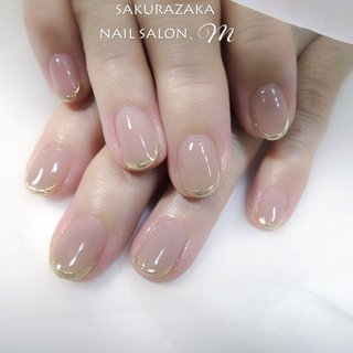 フレンチ/ショートのネイルデザイン｜ネイルブック 