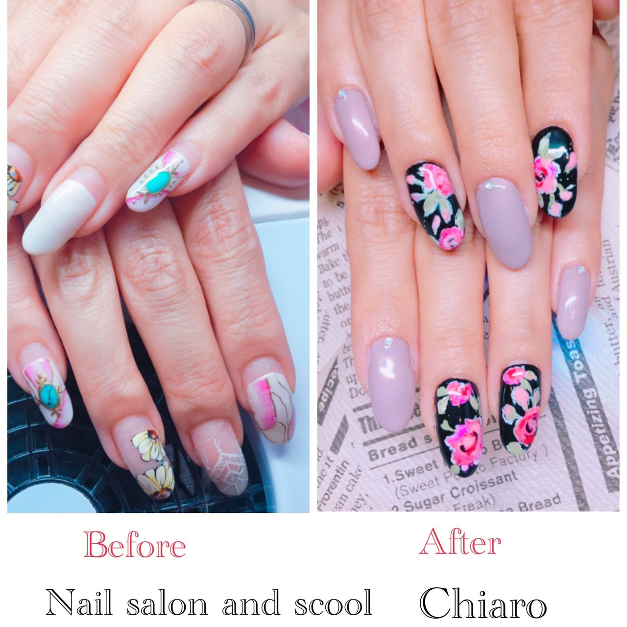 秋 ハンド ジェル ネイルサロン スクール チアロのネイルデザイン No ネイルブック