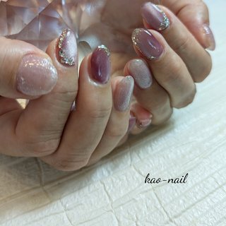 2025年】新着順｜パープル(紫)/#シルバーラメネイルのネイル