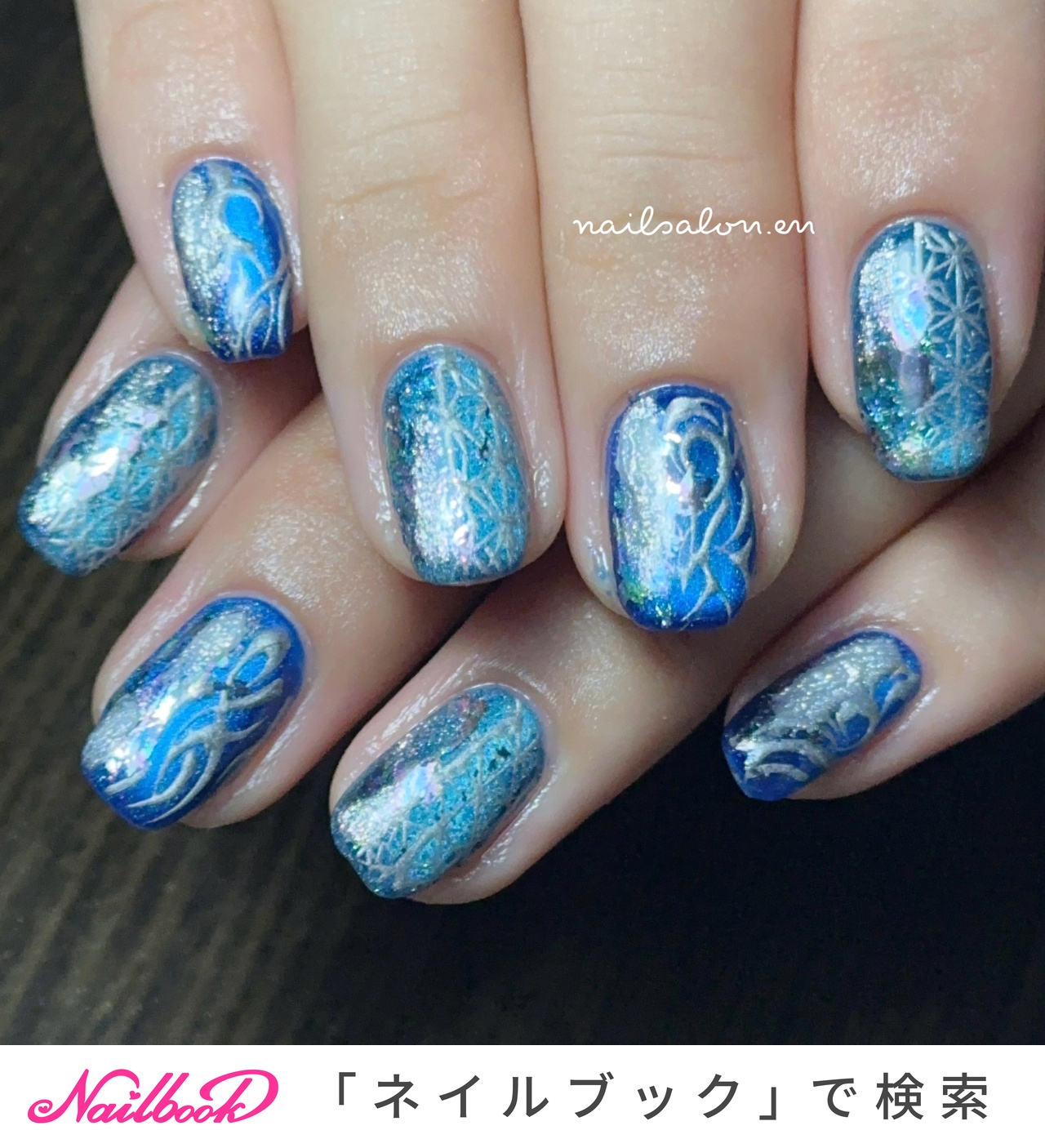 M-STYLE ネイルアート筆 青 M-STYLE ネイルアート筆 青